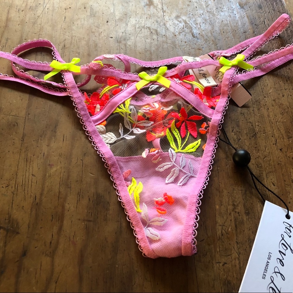 ‼️SOLD‼️ For Love & Lemons Summer Tide Thong Panty - Picture 4 of 5